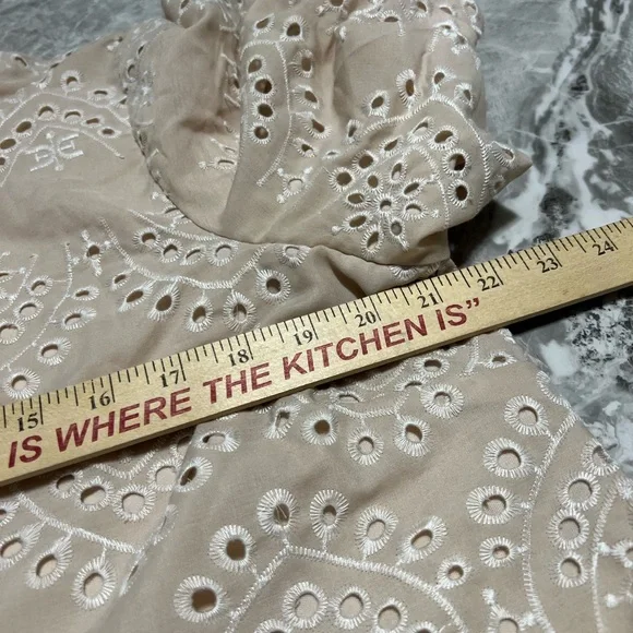 New Sam edelman MINI PUFF SLEEVE EYELET  size 16 - Picture 7 of 12